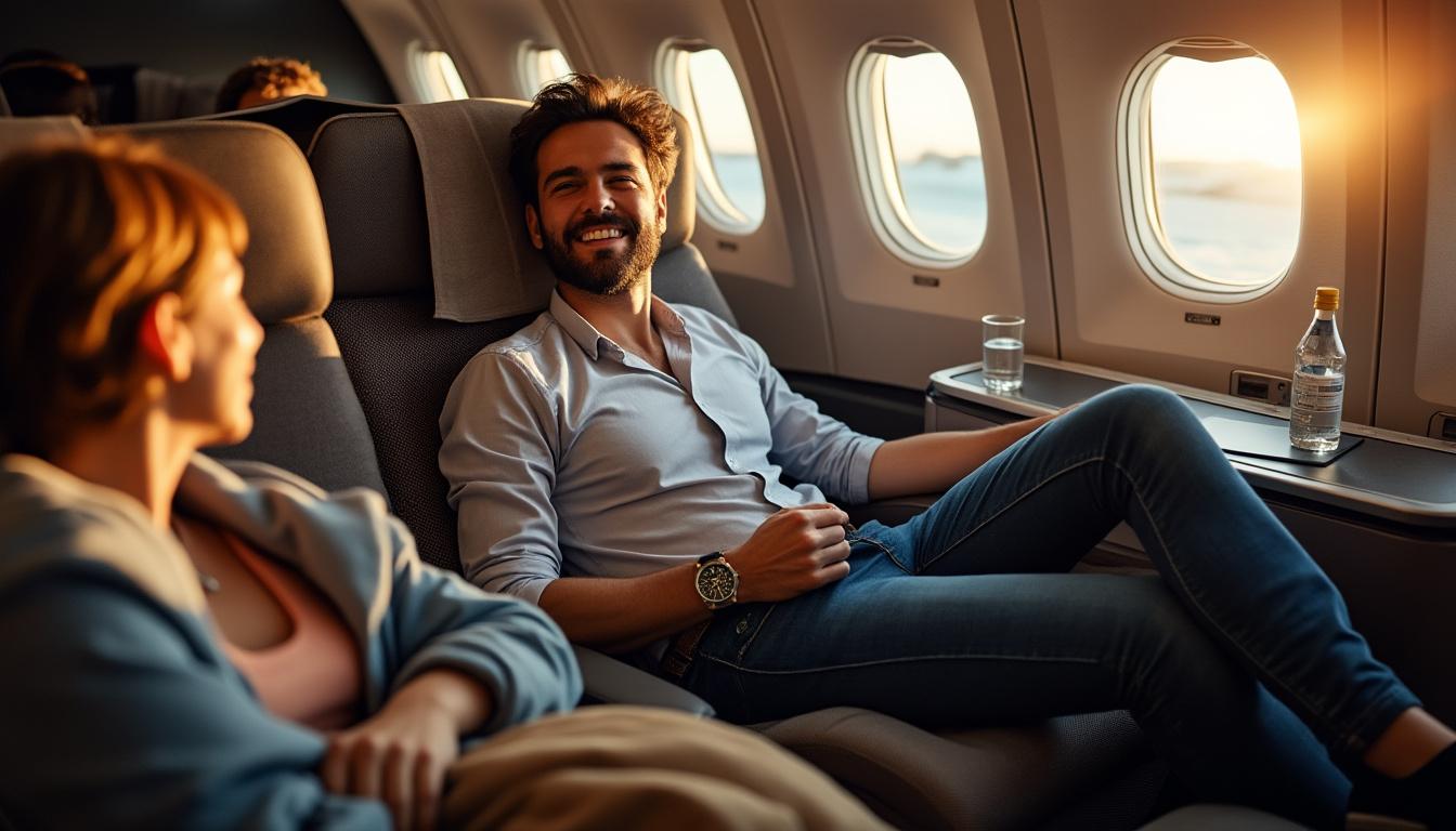 Illustration: Bien choisir sa place dans l’avion : astuces pour un vol plus confortable