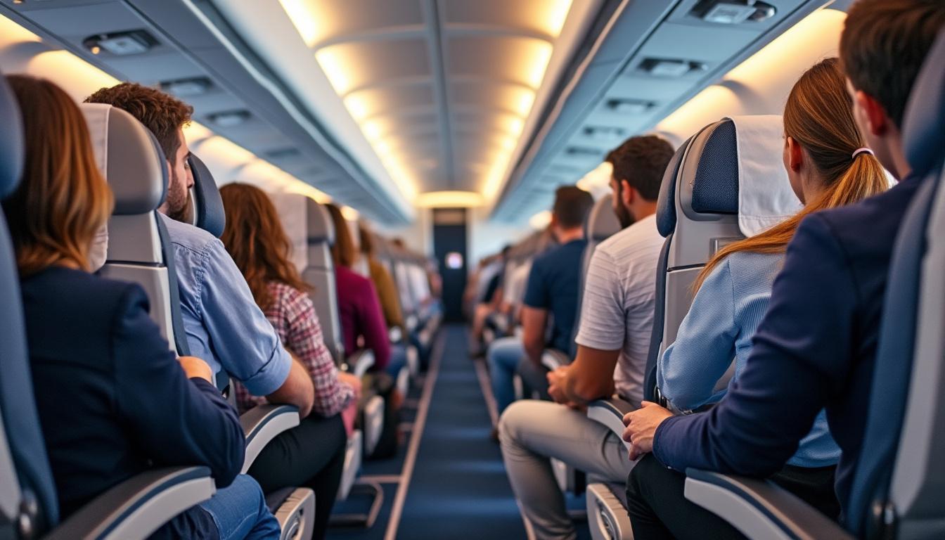 Illustration: Comprendre les différentes catégories de sièges et leur localisation en avion