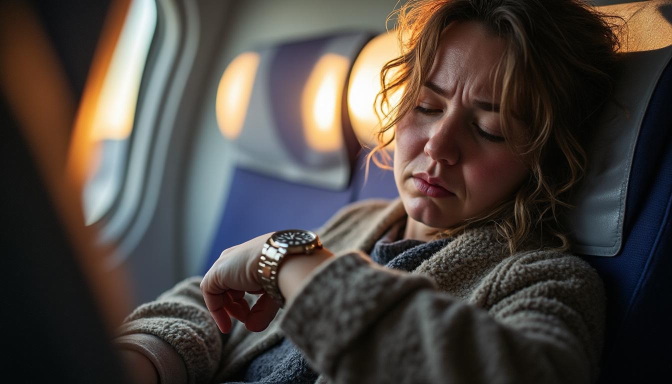 Illustration: Comprendre le décalage horaire en avion : définition, causes et symptômes