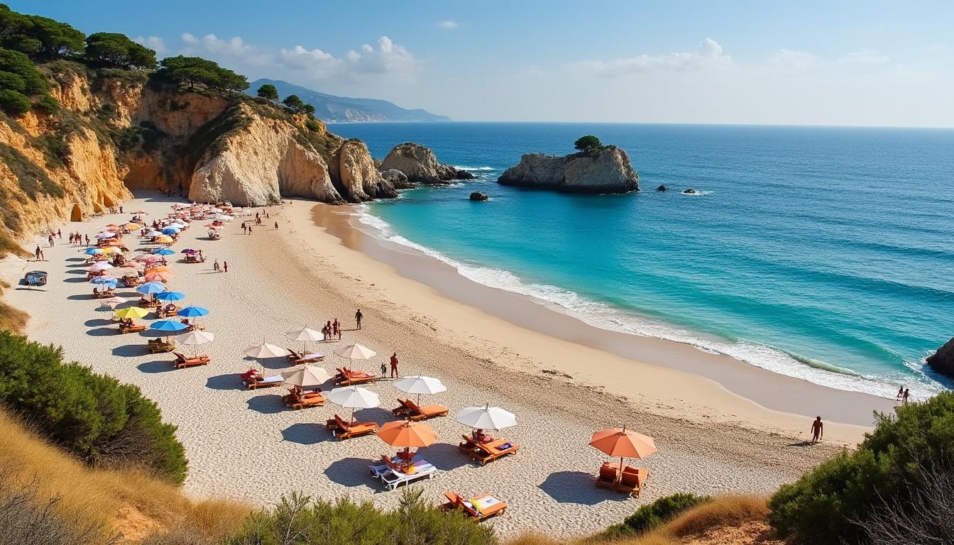 Illustration: Panorama des plus belles plages de sable fin en Méditerranée