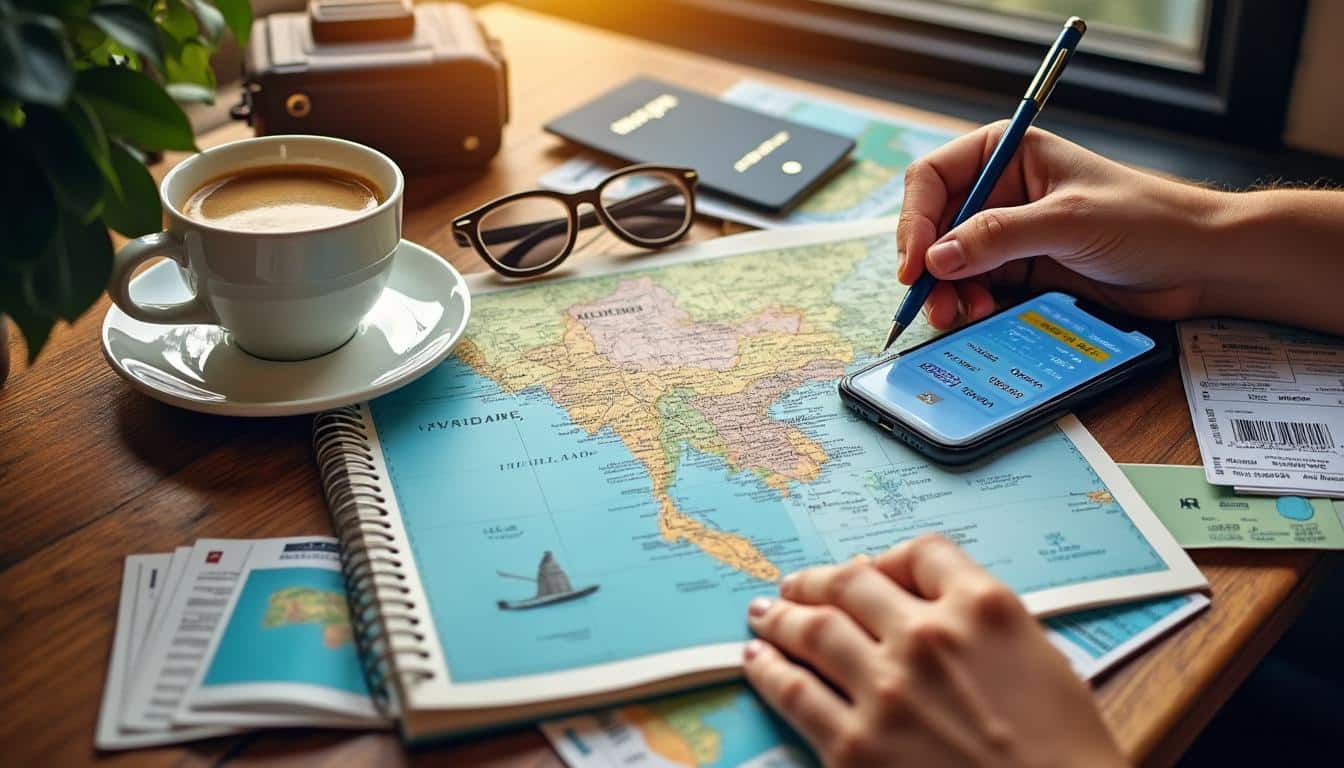 Illustration: Itinéraires détaillés pour un voyage en Thaïlande de 2 semaines