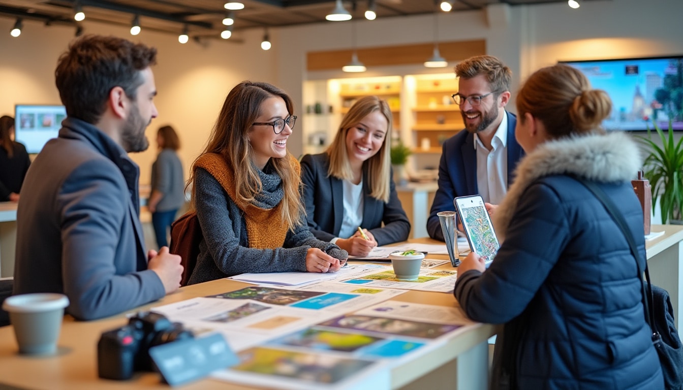 Illustration: Services proposés par l’office de tourisme de Lille pour la découverte et la visite