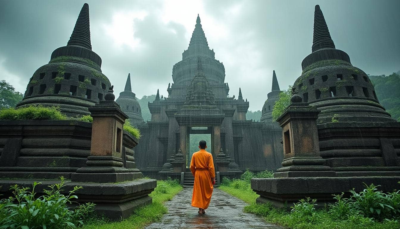 Illustration: Plonger au cœur de la saison des moussons en Birmanie : climat, calendrier et impacts sur les monuments