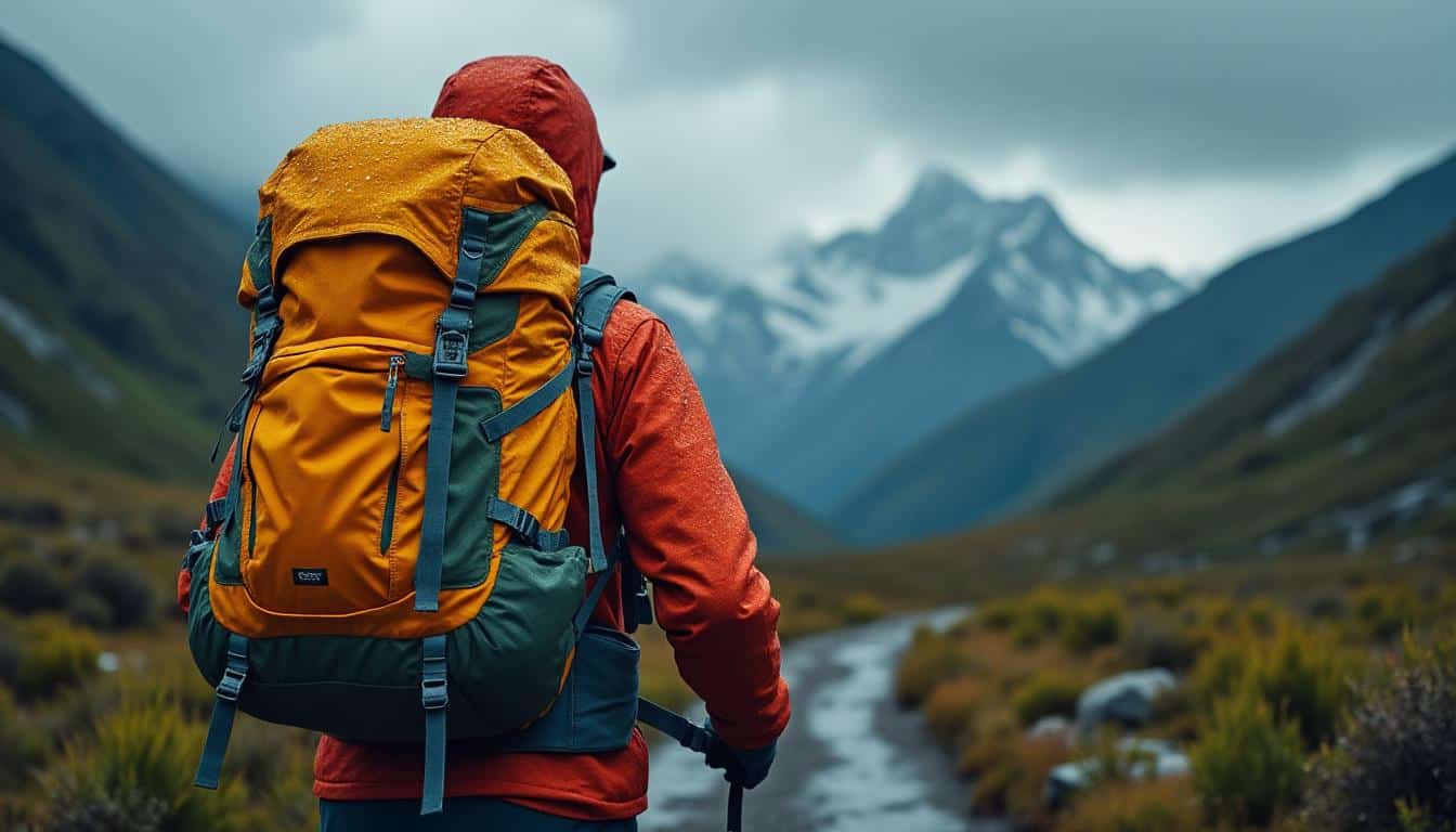 Randonnée en Patagonie : équipement pluie imperméable essentiel