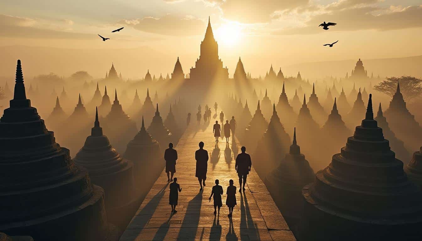 Temples en Birmanie : bruit et méditation du matin pour apaiser l’esprit