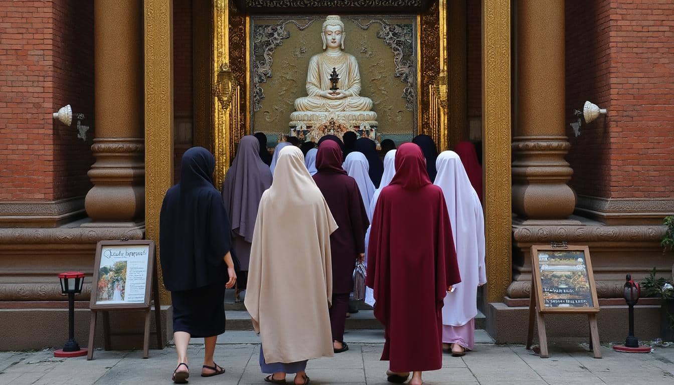 Illustration: Les autres exigences du code vestimentaire dans les temples de Birmanie