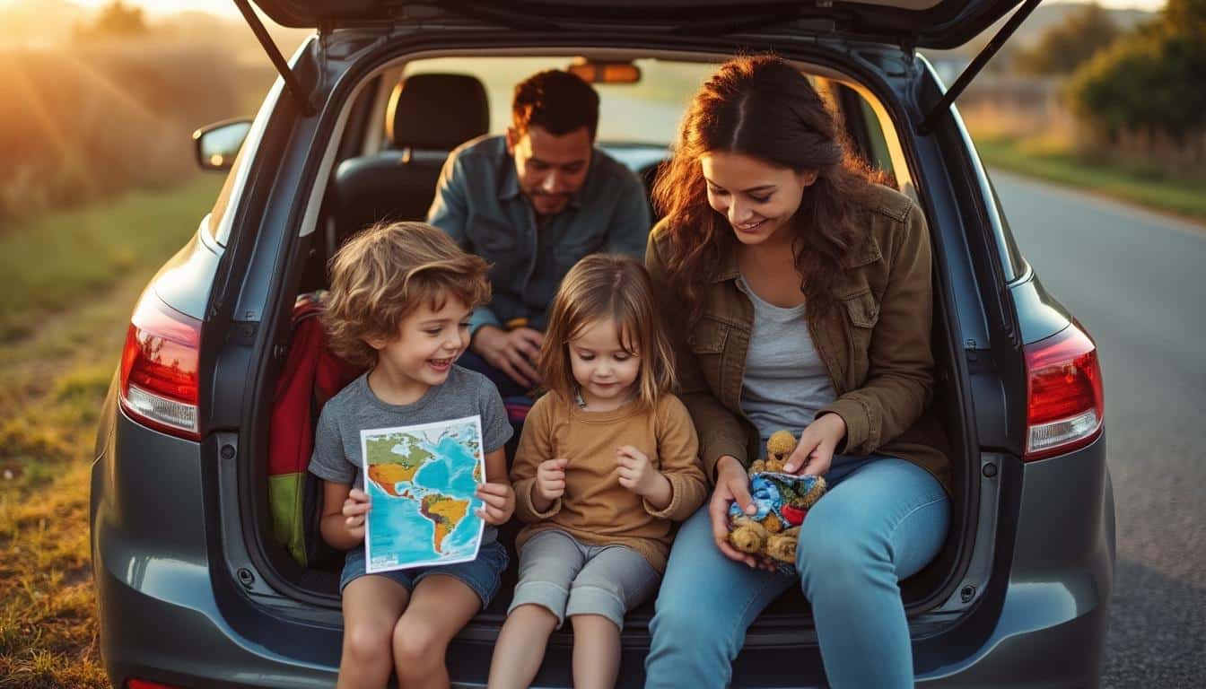 Illustration: Comment bien organiser le départ pour un séjour familial itinérant