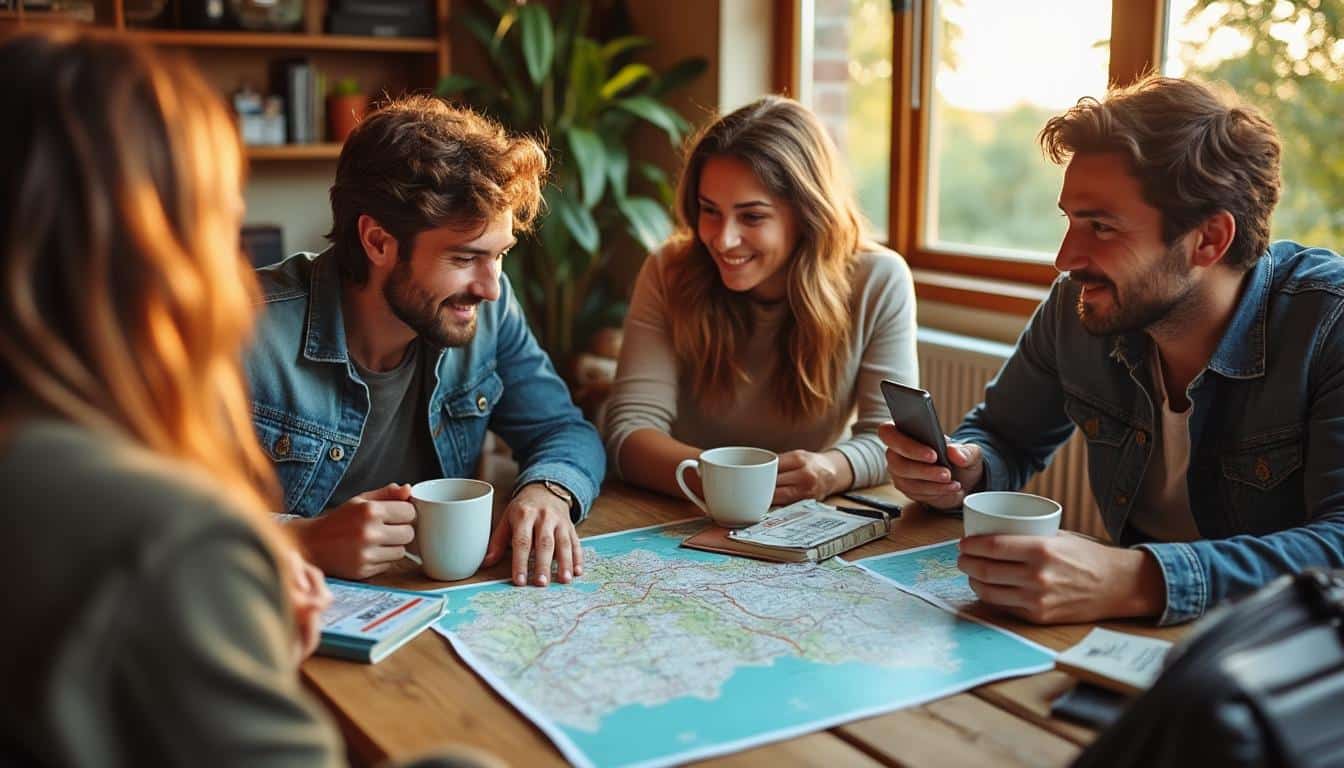 Illustration: Organiser son itinéraire et planifier les étapes clés du voyage